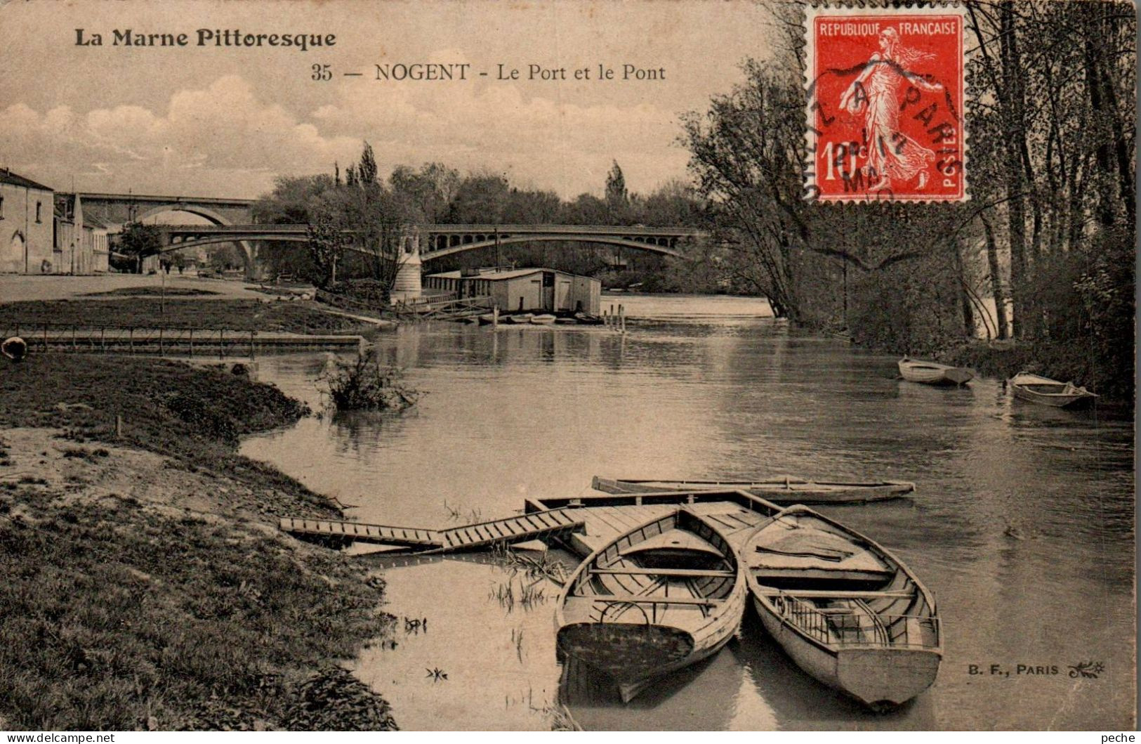 N°2796 W -cpa Nogent -le Port Et Le Pont- - Nogent Sur Marne