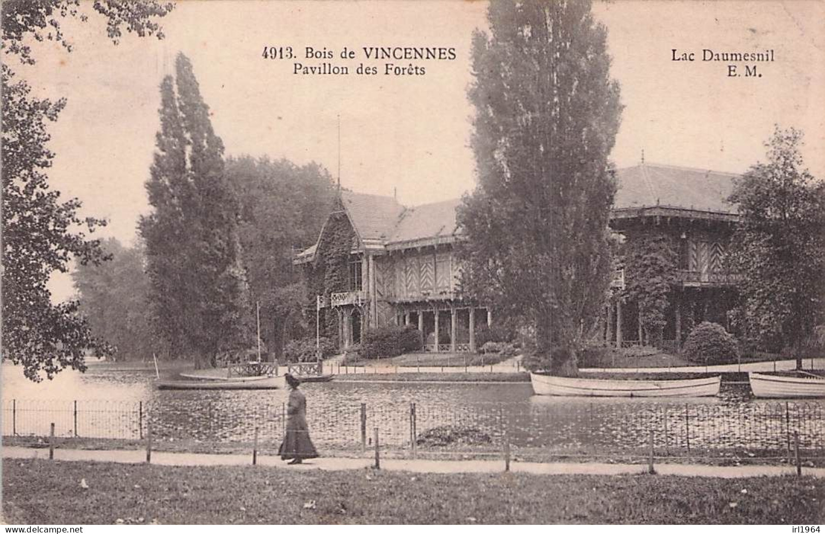 VINCENNES PAVILLONS DES FORETS LAC DAUMESNIL  1918 - Vincennes