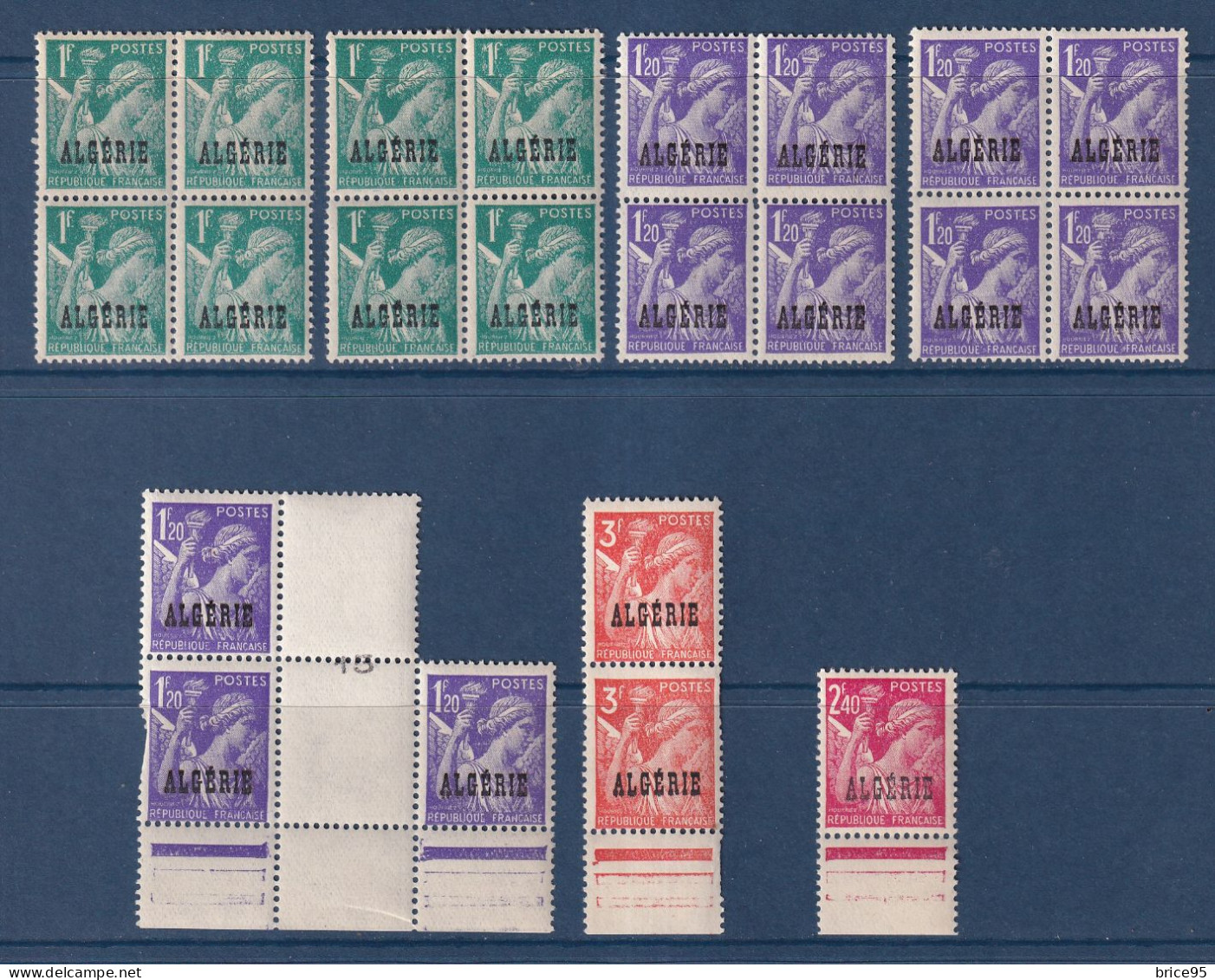 Algérie - YT N° 231 à 236 ** - Neuf Sans Charnière - 1945 à 1947 - Unused Stamps