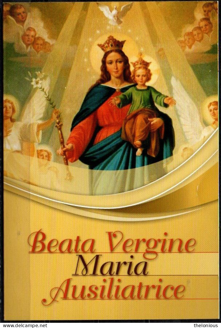 * Santino Pieghevole - Beata Vergine Maria Ausiliatrice - Images Religieuses