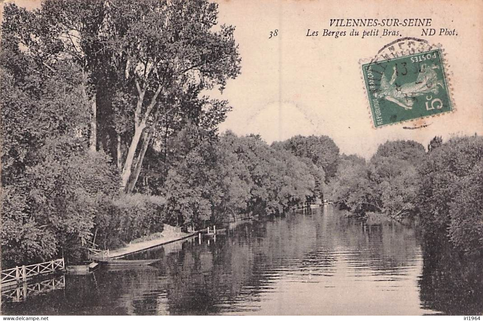 VILLENNES SUR SEINE LES BERGES DU PETIT BRAS 1915 - Villennes-sur-Seine