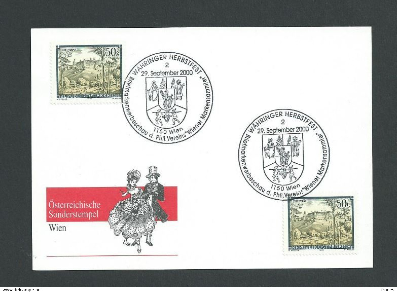 6 Karten Mit Sonderstempel  Wien - Covers & Documents