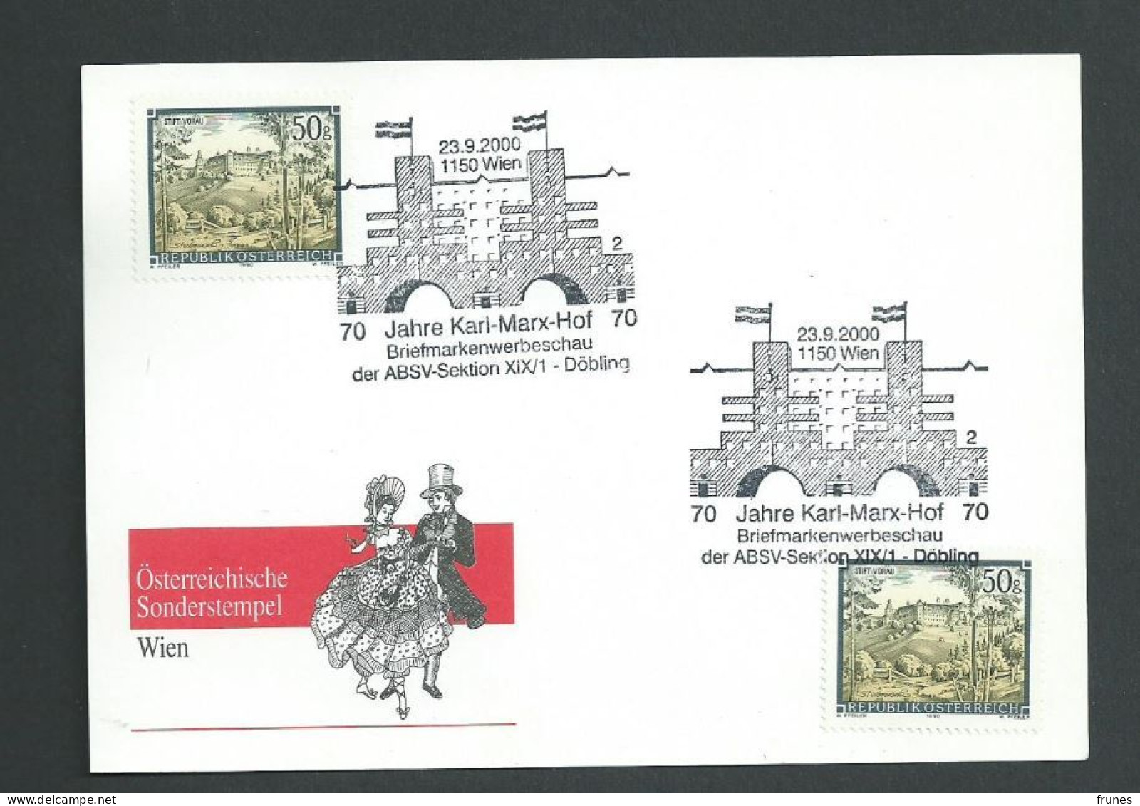 6 Karten Mit Sonderstempel  Wien - Covers & Documents