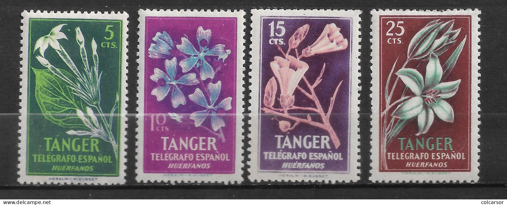 TANGER  MAROC ESPAGNOL   N° 47/48/49/50 TÉLÉGRAPHE " - Spaans-Marokko