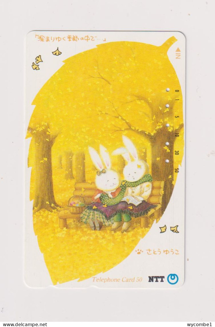 JAPAN  - Rabbits Magnetic Phonecard - Japan