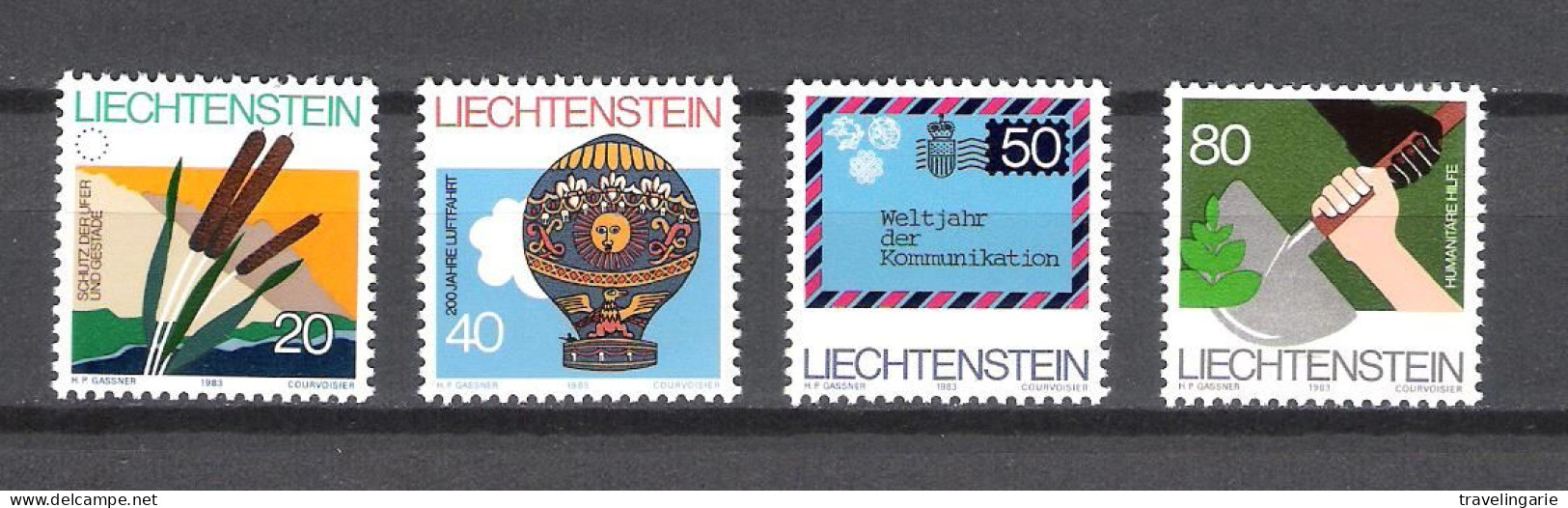 Liechtenstein 1983 International Anniversaries And Campaigns Council  Of Europe  MNH ** - European Ideas