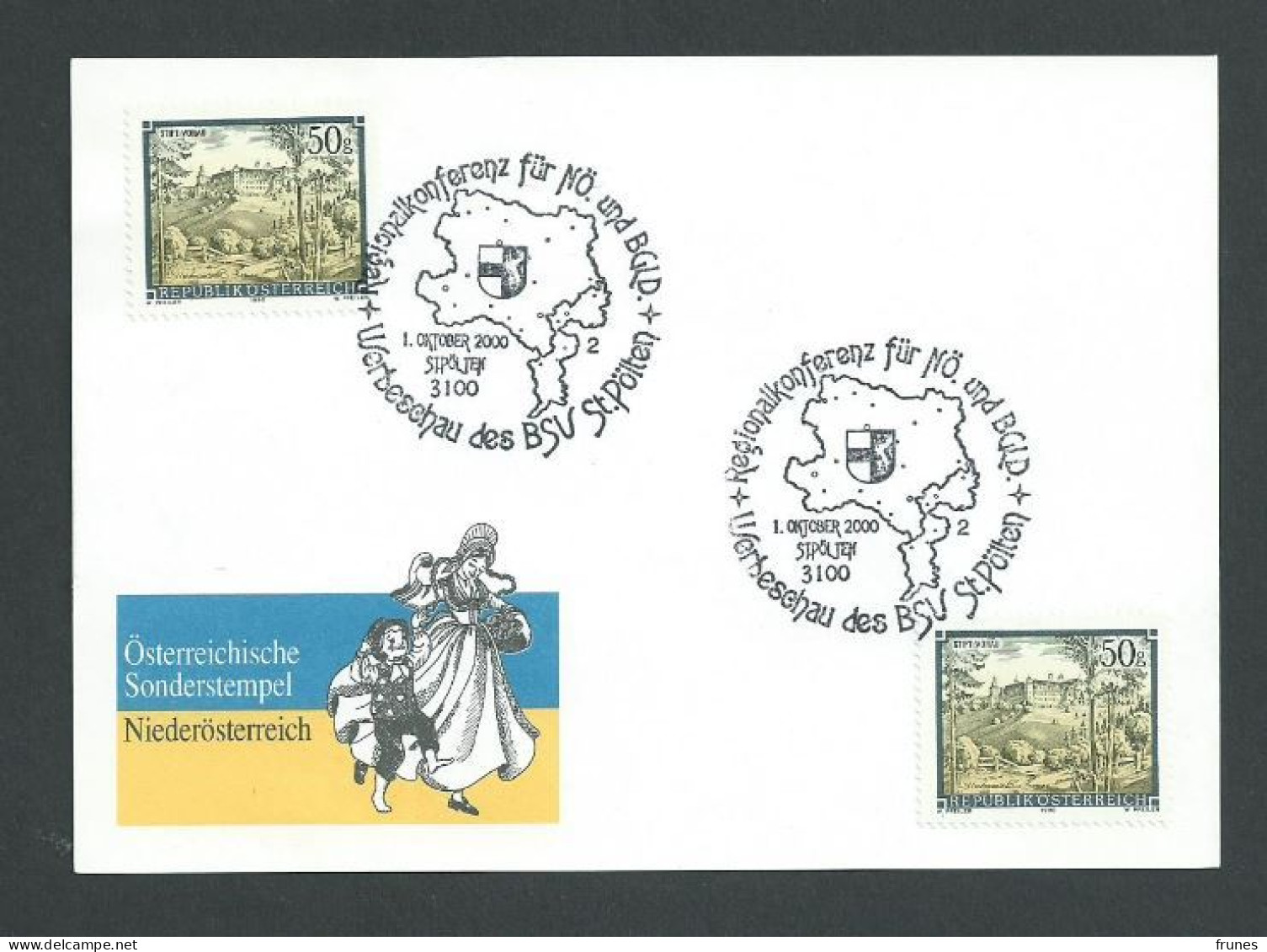 5 Karten Mit Sonderstempel  Niederösterreich - Storia Postale