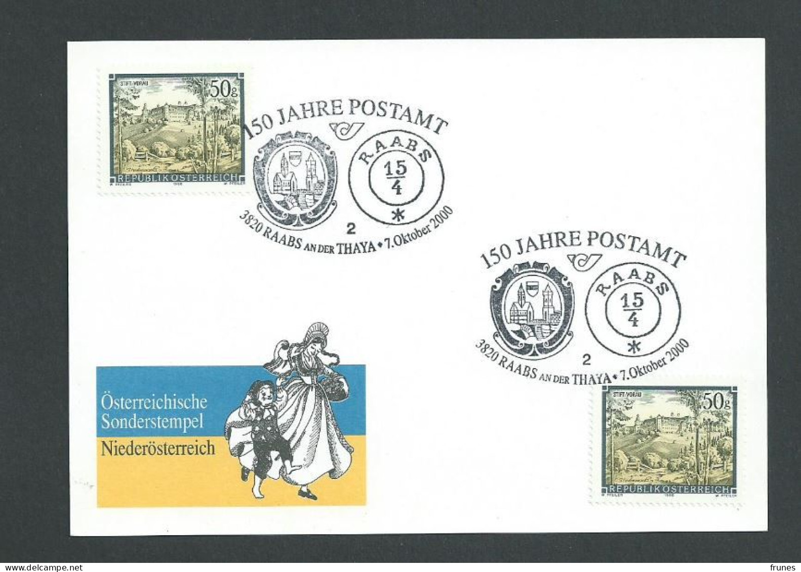 5 Karten Mit Sonderstempel  Niederösterreich - Storia Postale