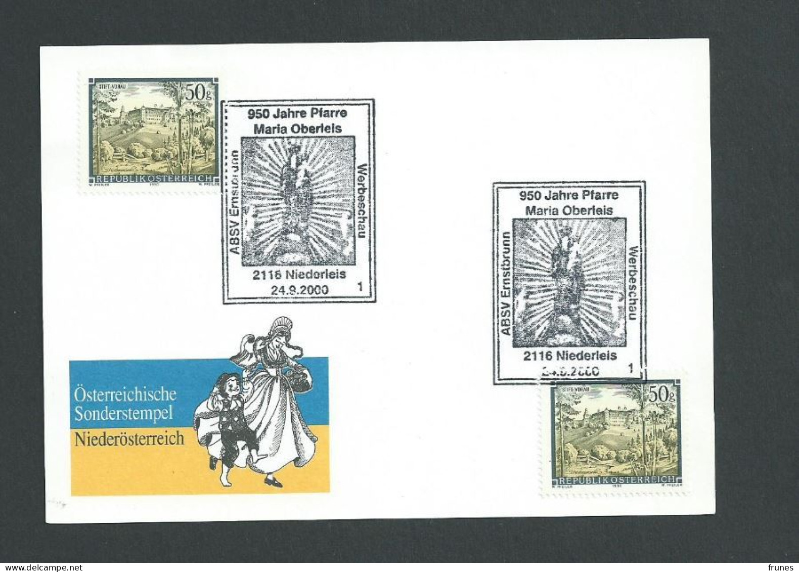 5 Karten Mit Sonderstempel  Niederösterreich - Storia Postale