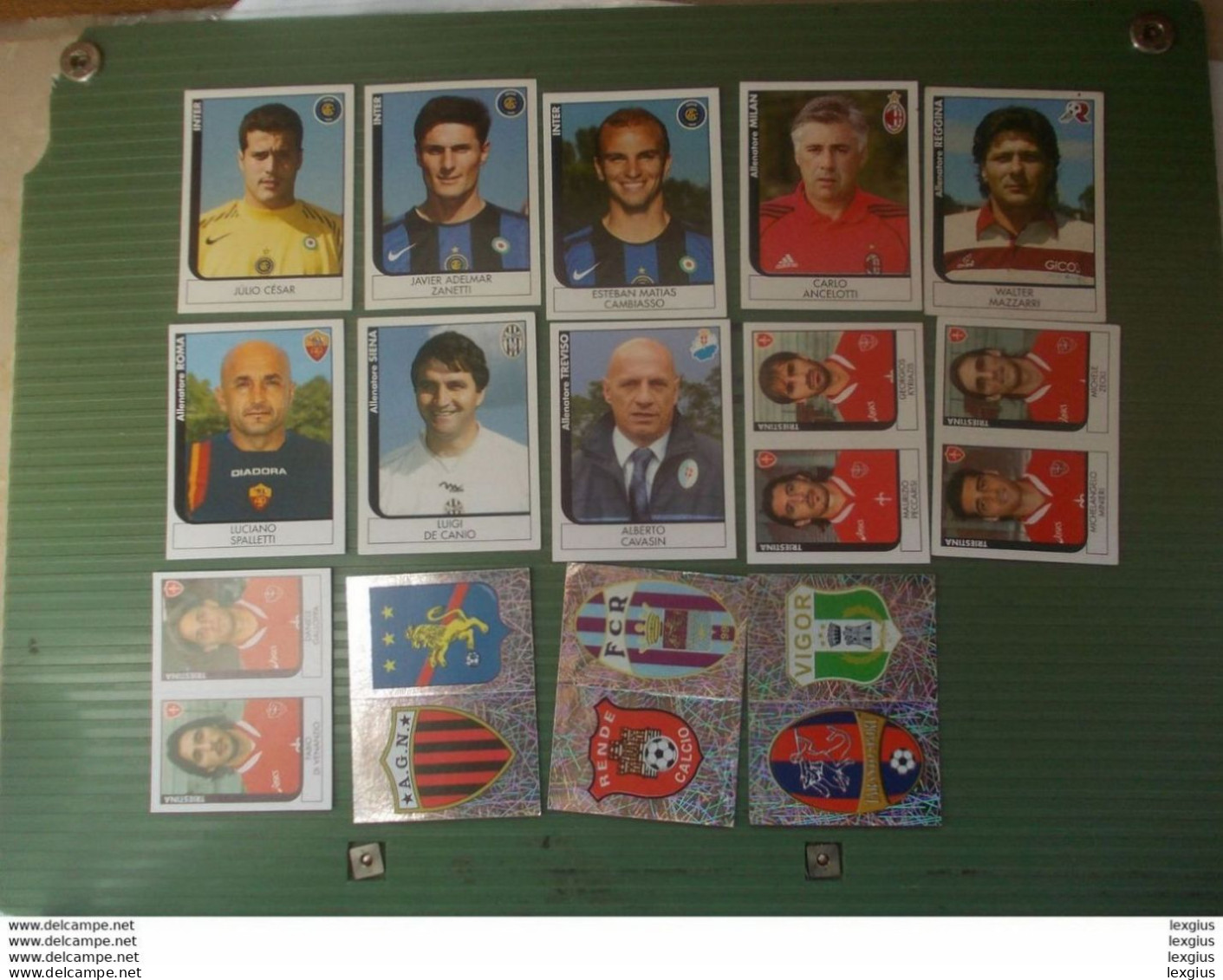 LOTTO FIGURINE ALBUM CALCIATORI 2003 04, 2004 05 E 2005 06 PANINI NUOVE - Edición Italiana