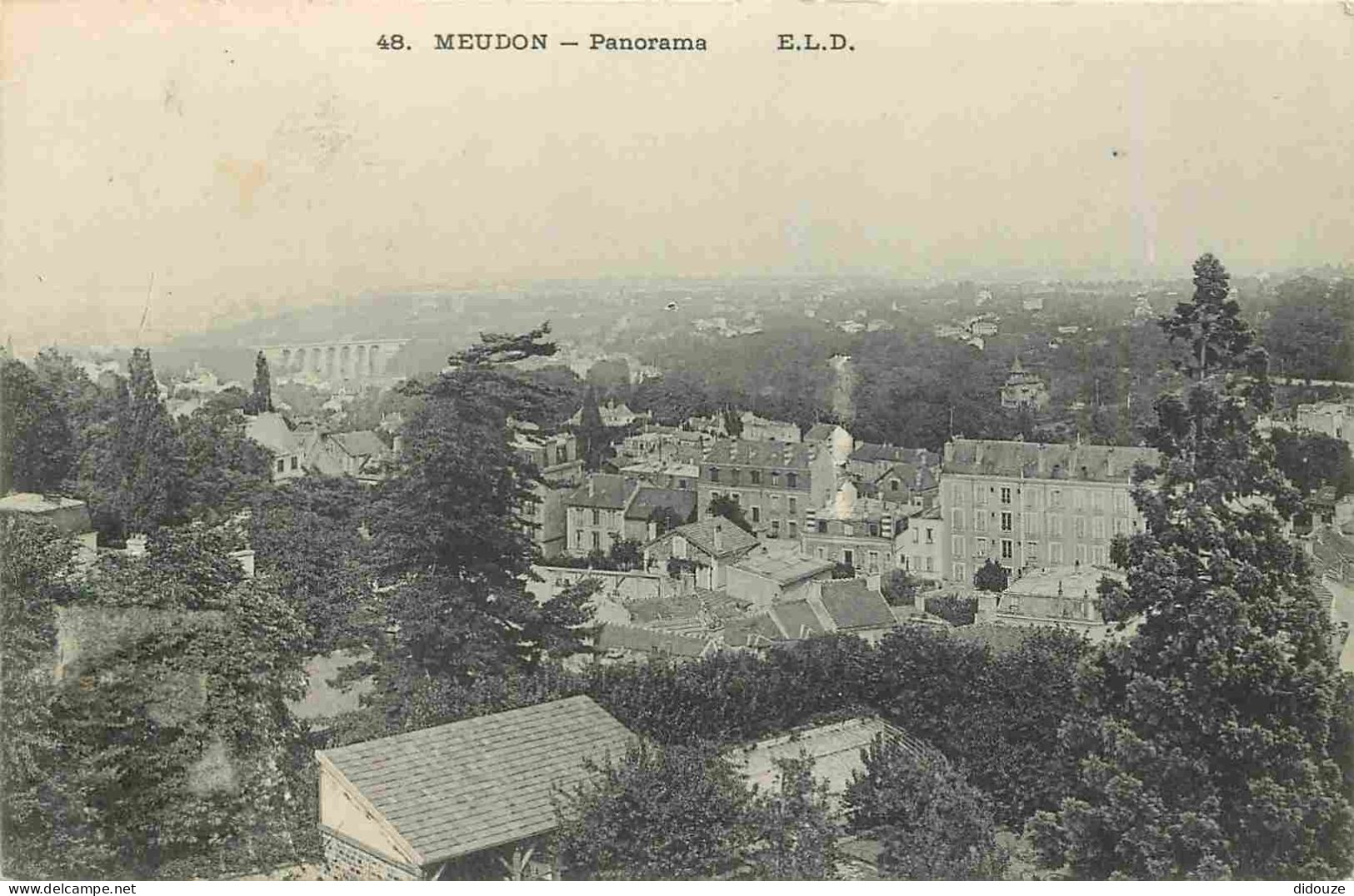 92 - Meudon - Panorama - Correspondance - CPA - Voir Scans Recto-Verso - Meudon