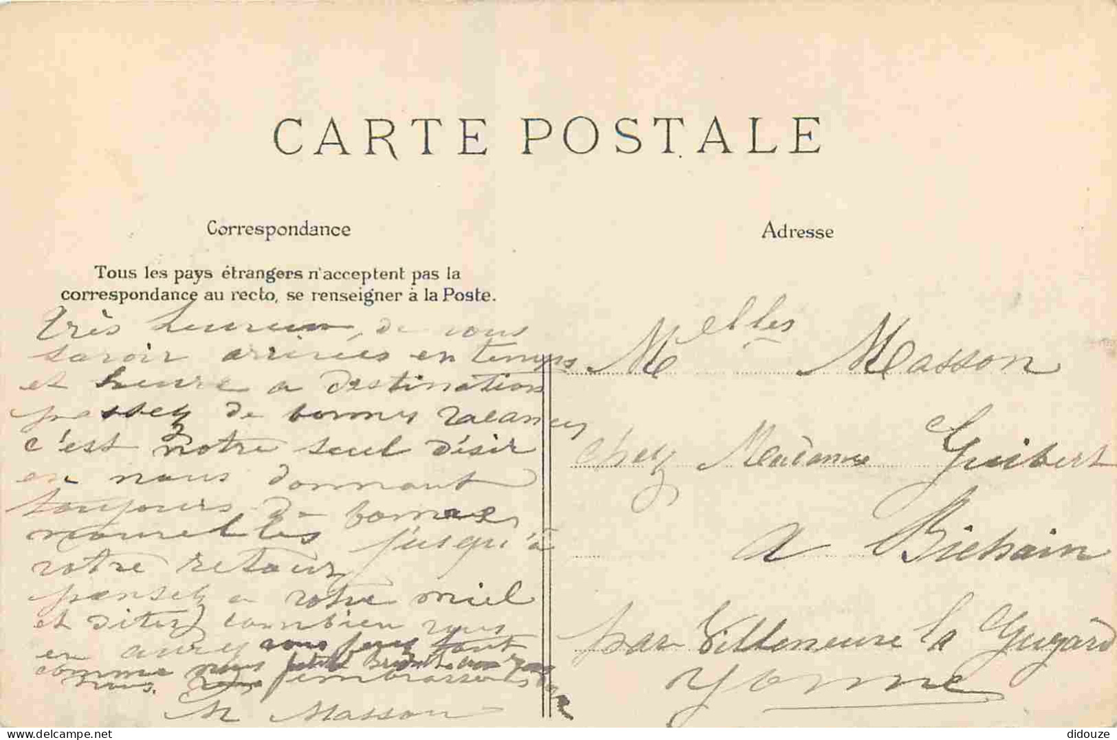 92 - Meudon - Panorama - Correspondance - CPA - Voir Scans Recto-Verso - Meudon