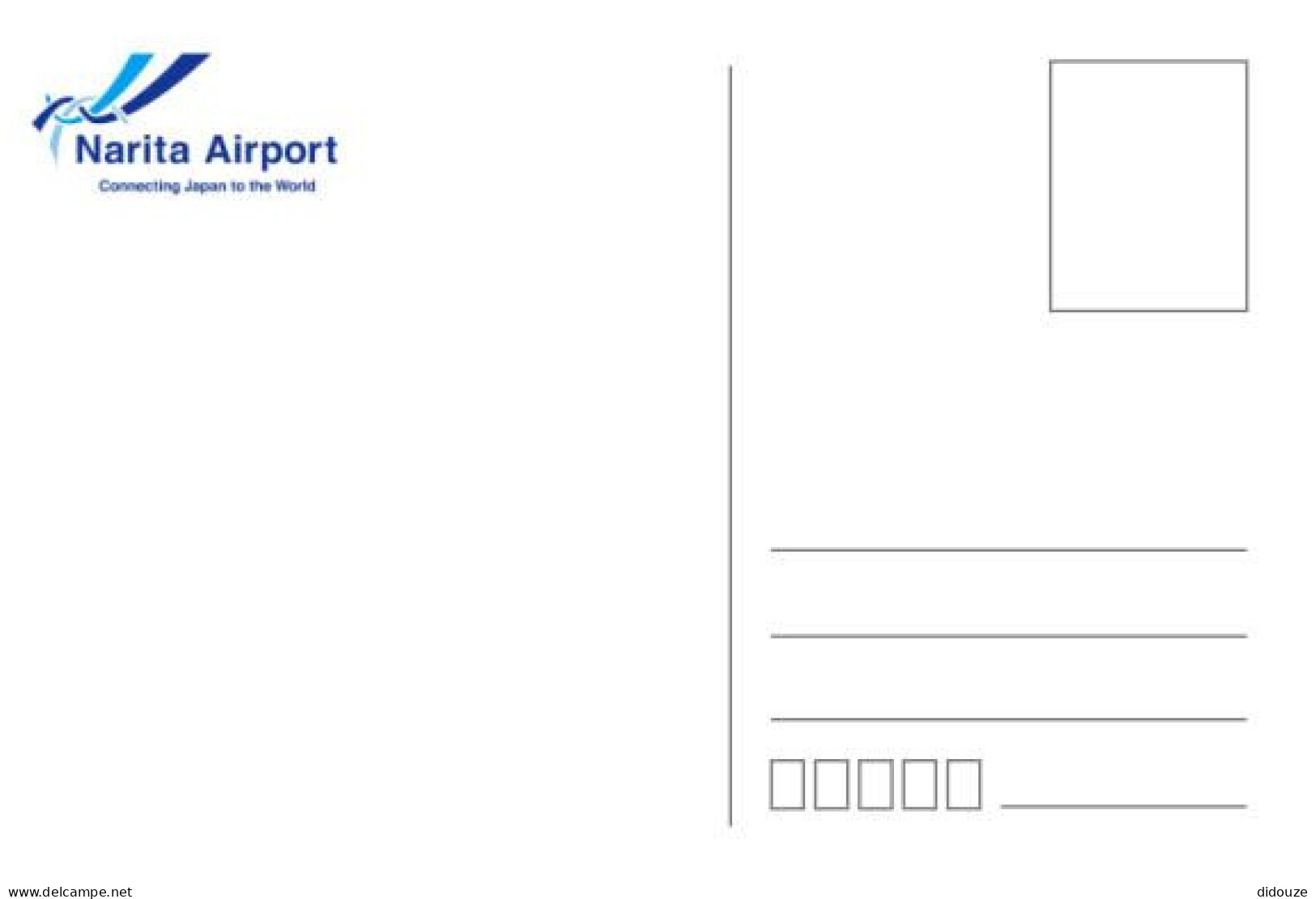 Aviation - Aéroport - Tokyo Narita Airport - Japon - CPM - Carte Neuve - Voir Scans Recto-Verso - Aérodromes