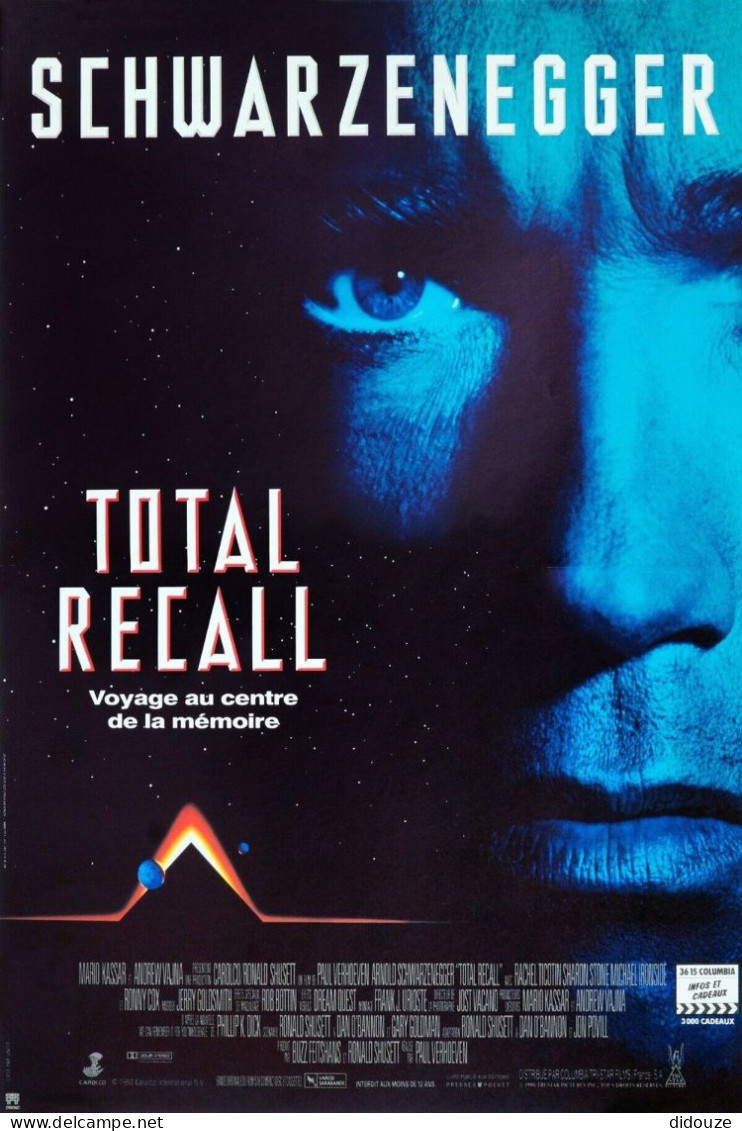 Cinema - Total Recall - Arnold Schwarzenegger - Affiche De Film - CPM - Carte Neuve - Voir Scans Recto-Verso - Affiches Sur Carte