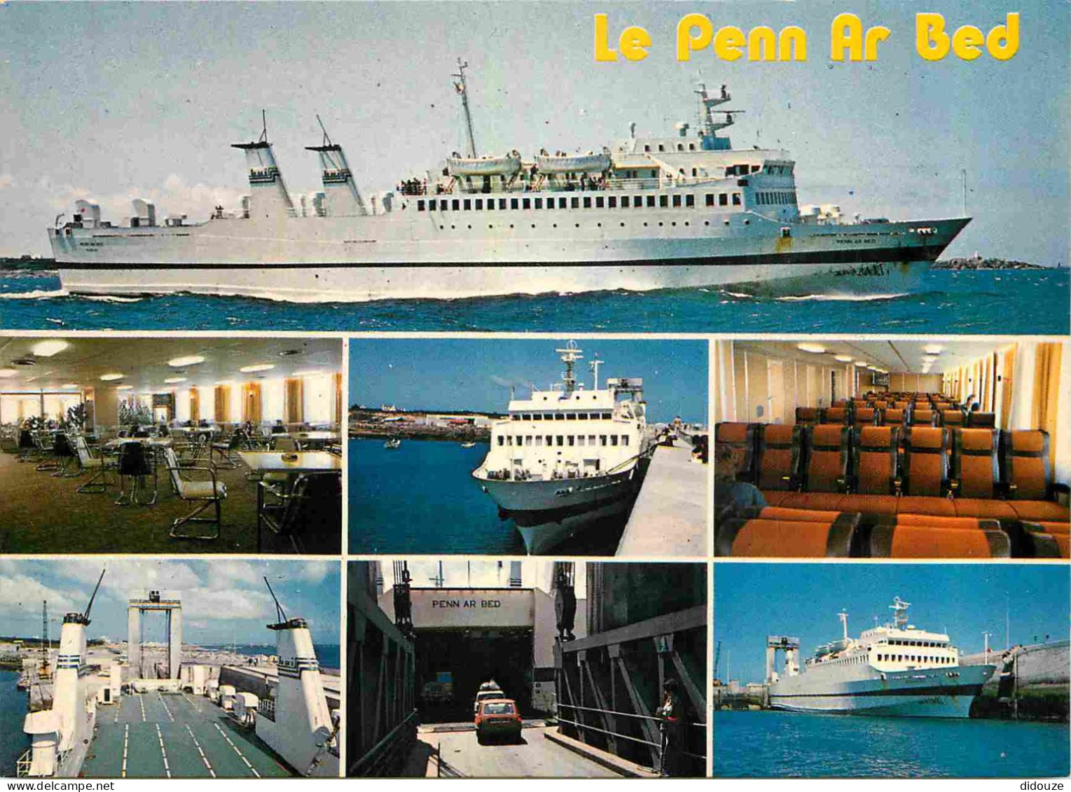 Bateaux - Paquebots - Le Penn Ar Bed - Multivues - Roscoff - CPM - Carte Neuve - Voir Scans Recto-Verso - Paquebots