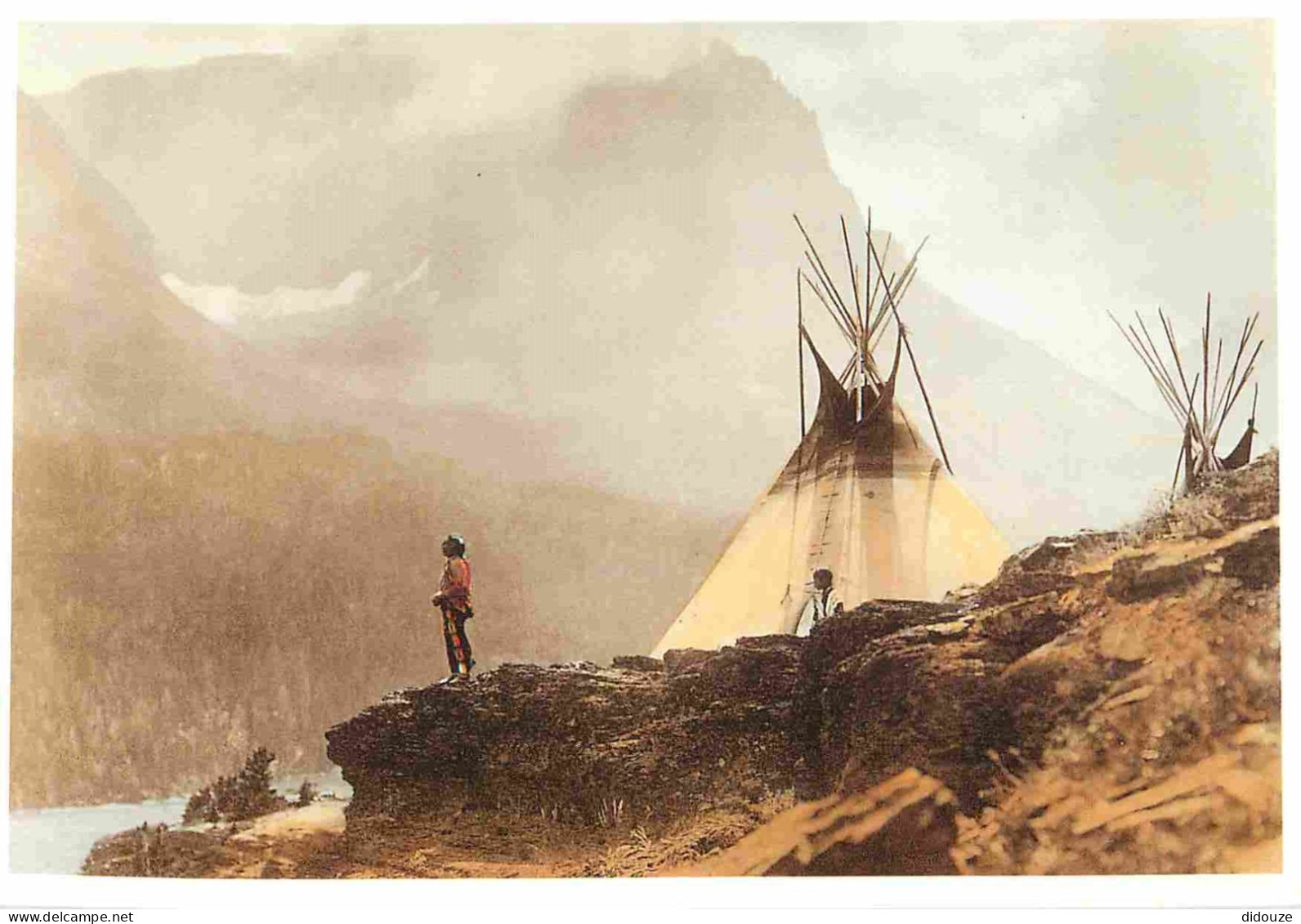 Indiens - Echo's Call - Blackfoot - CPM - Voir Scans Recto-Verso - Native Americans
