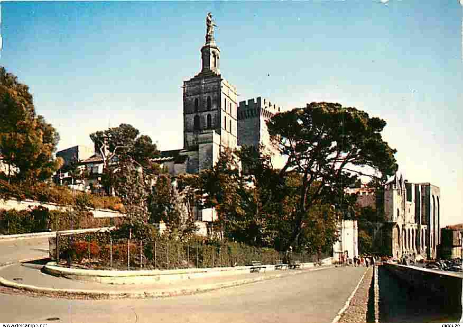 84 - Avignon - Notre Dame Des Doms - Au Fond Le Palais Des Papes - CPM - Voir Scans Recto-Verso - Avignon