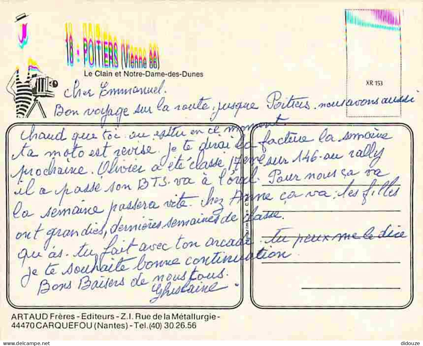 86 - Poitiers - Le Clain - Notre Dame Des Dunes - CPM - Voir Scans Recto-Verso - Poitiers