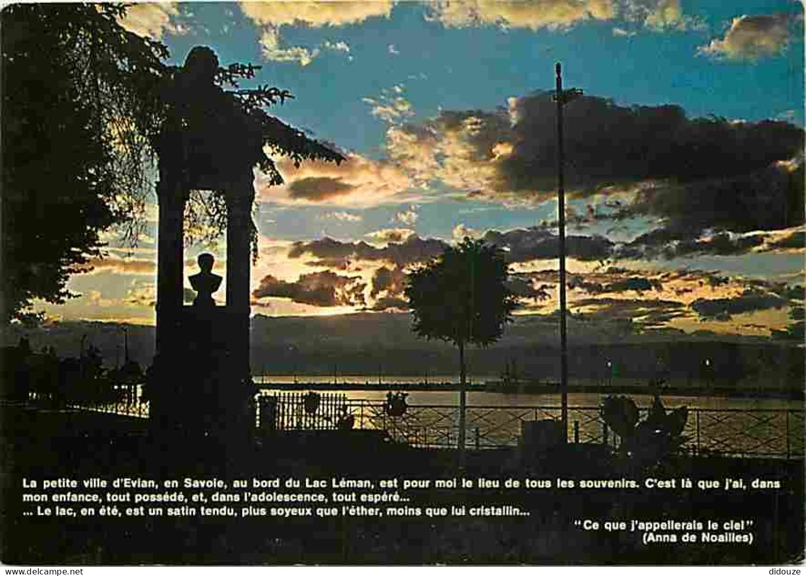 74 - Evian Les Bains - Monument érigé En 1888 Au Prince Grégoire Bassaraba De Branconvan - CPM - Voir Scans Recto-Verso - Evian-les-Bains