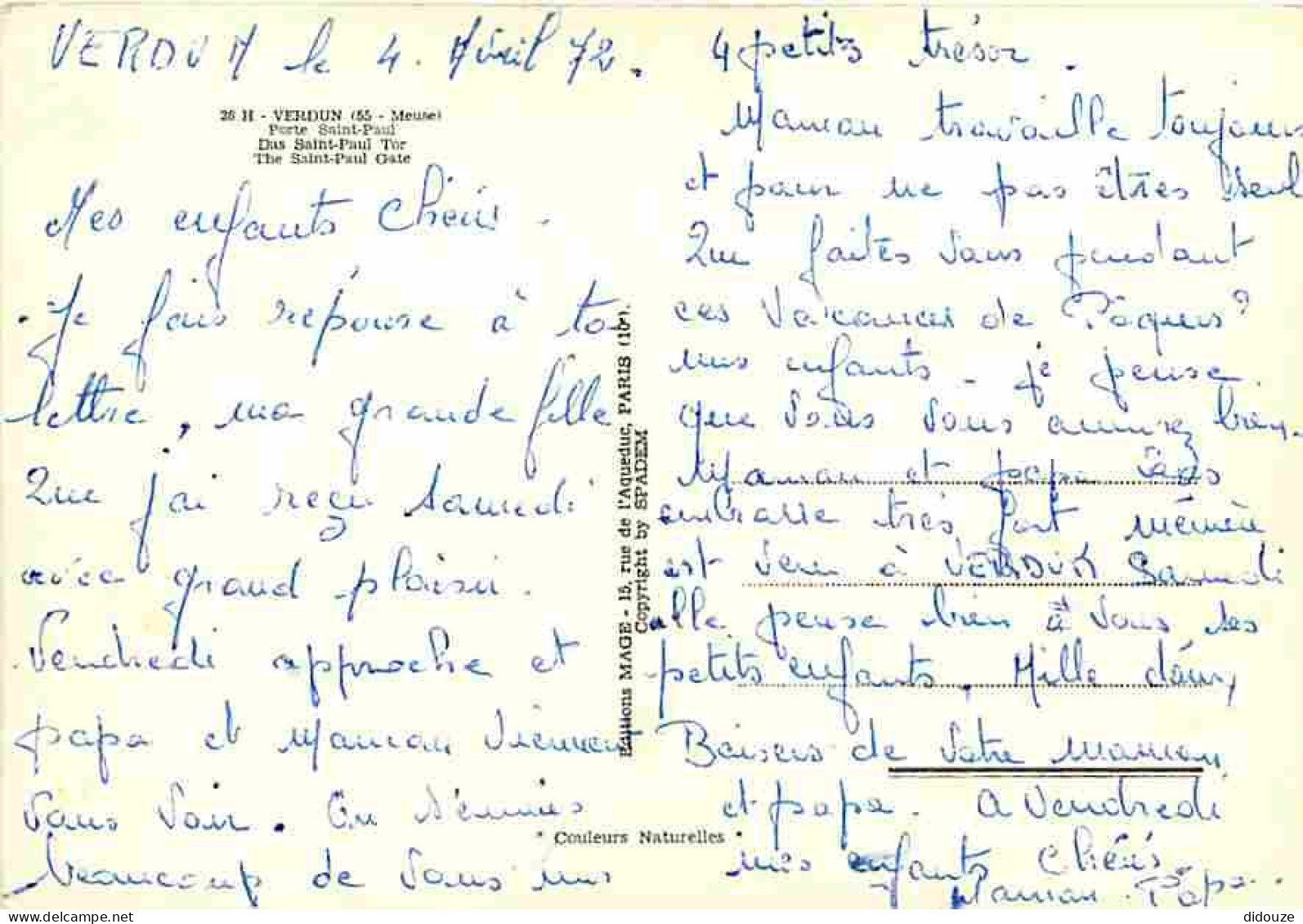 55 - Verdun - La Porte Saint Paul - Automobiles - CPM - Voir Scans Recto-Verso - Verdun
