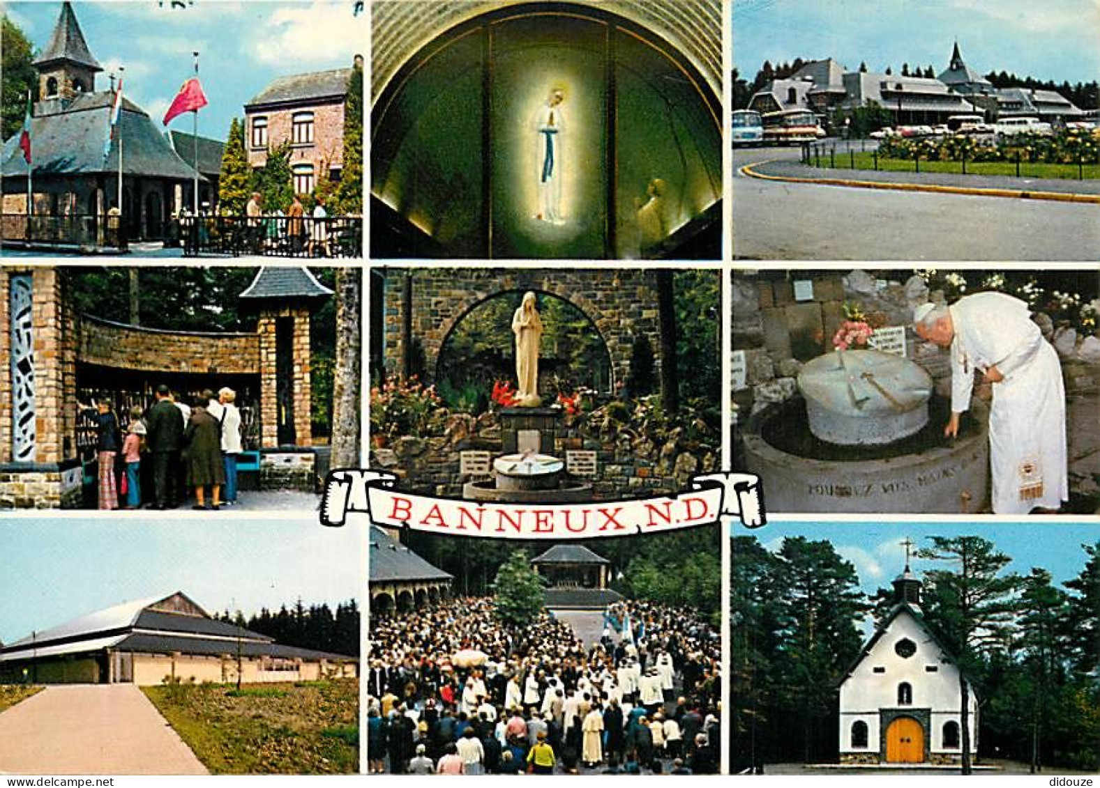 Belgique - Banneux Notre Dame - Multivues - Pape Jean Paul II - Carte Neuve - CPM - Voir Scans Recto-Verso - Other & Unclassified