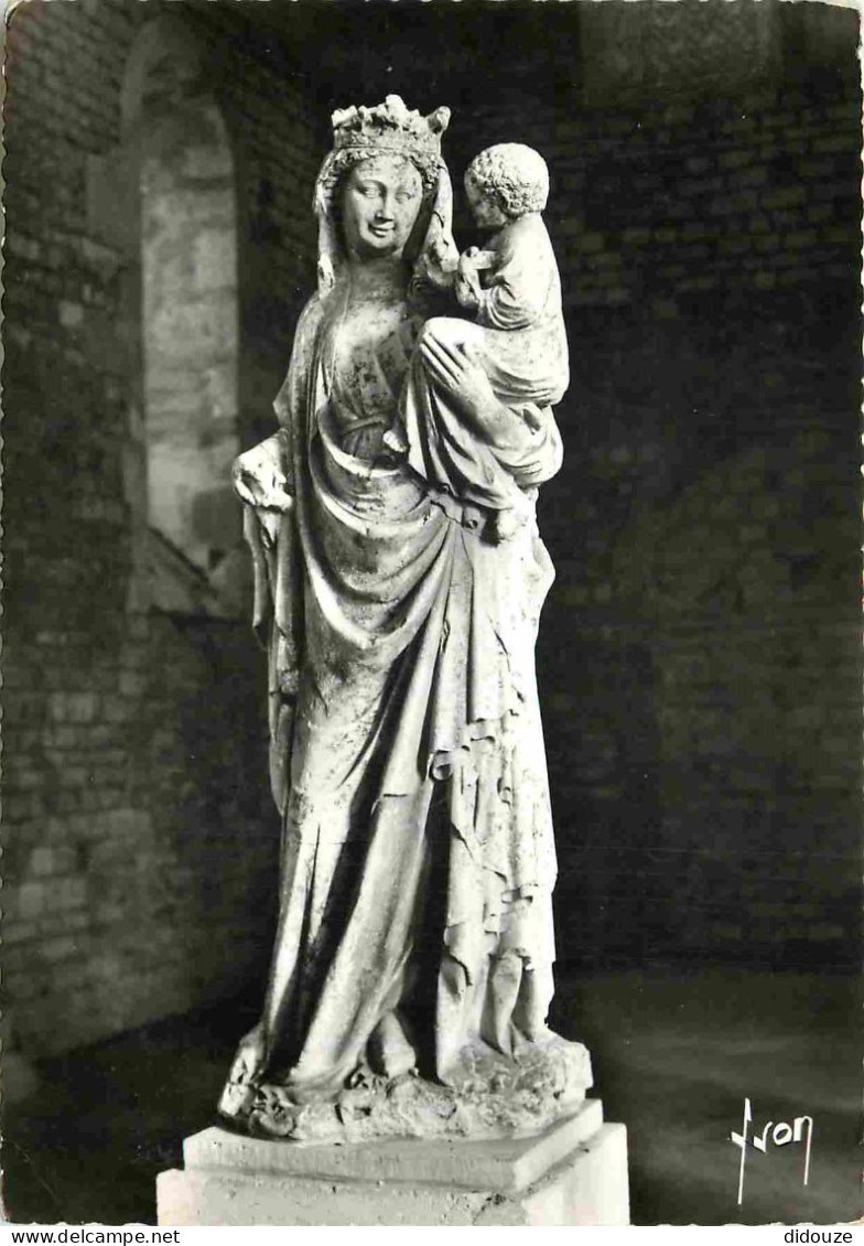 21 - Marmagne - Abbaye Cistercienne De Fontenay - La Vierge - Art Religieux - Carte Dentelée - CPSM Grand Format - Flamm - Autres & Non Classés