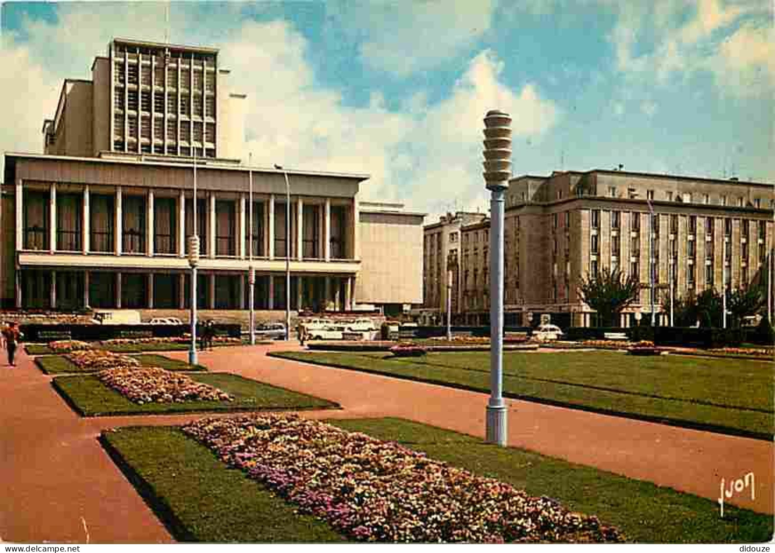 29 - Brest - L'Hotel De Ville - Automobiles - Fleurs - Voir Scans Recto Verso  - Brest