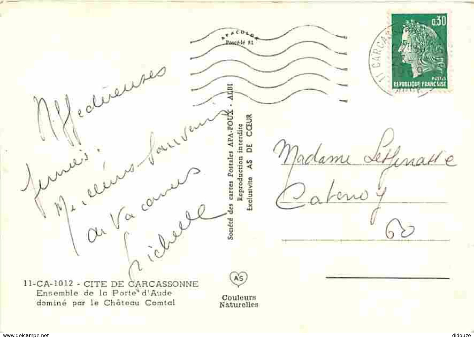 11 - Carcassonne - La Cité Médiévale - Ensemble De La Porte D'Aude Dominé Par Le Château Comtal - CPM - Voir Scans Recto - Carcassonne