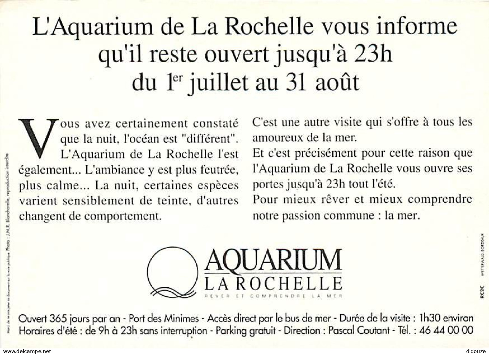 Animaux - Poissons - Aquarium De La Rochelle - Ptérois-Volitans (Mers Tropicales) - CPM - Voir Scans Recto-Verso - Fische Und Schaltiere