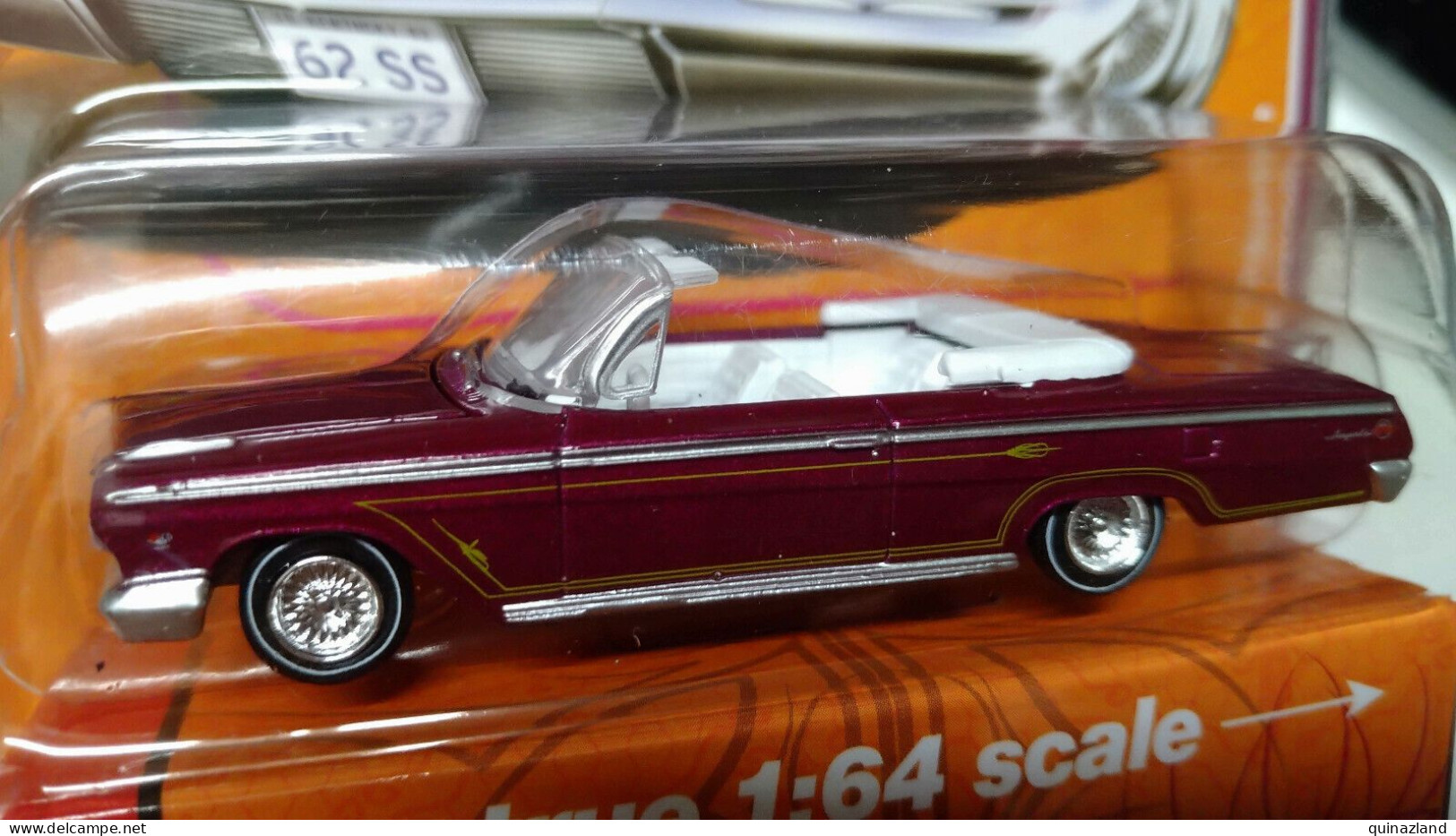 Auto World Custon Lowriders 1962 Chevy Impala Convertible (NG84) - Other & Unclassified