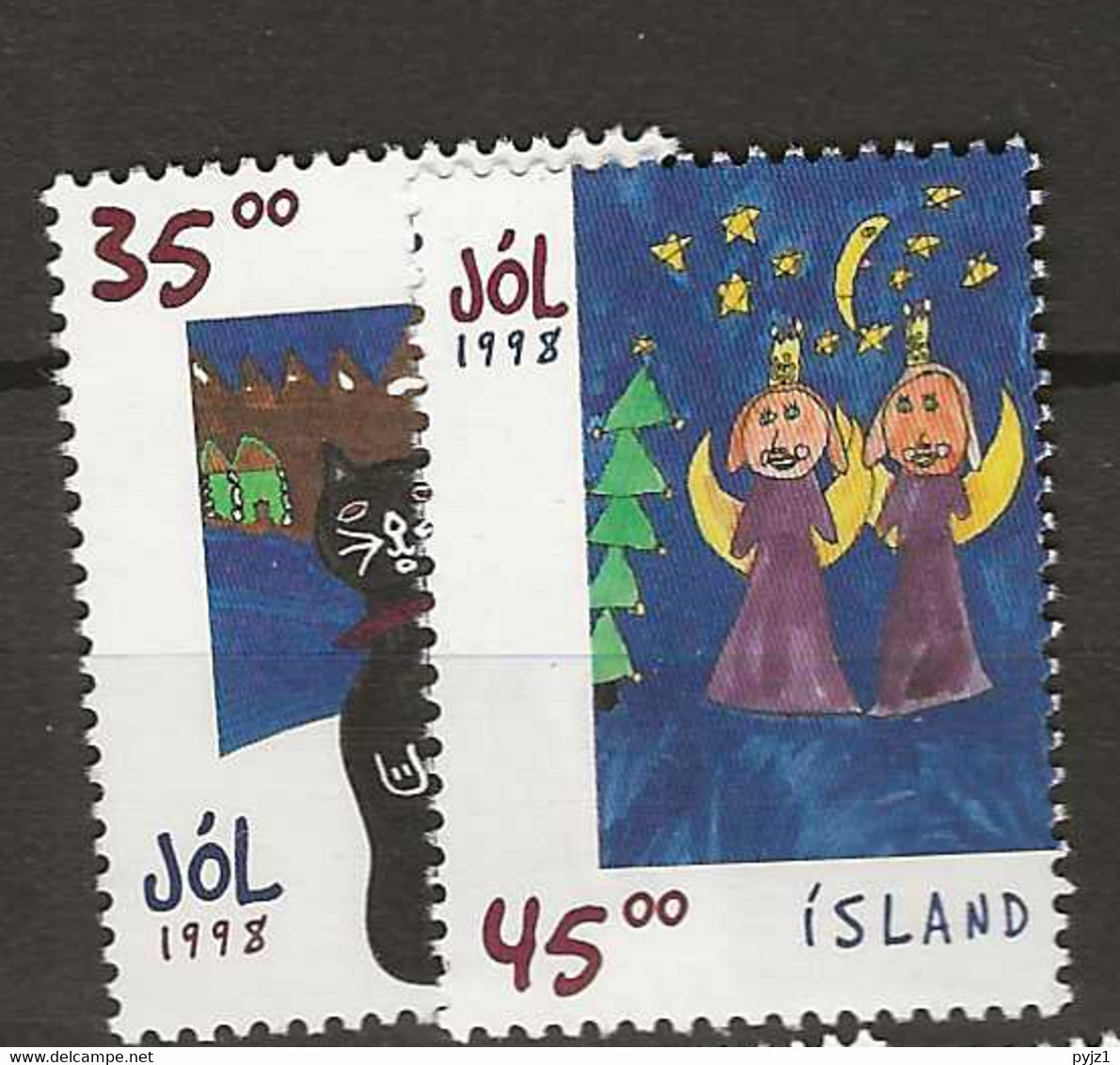 1998 MNH Iceland, Michel 900-01 Postfris** - Neufs