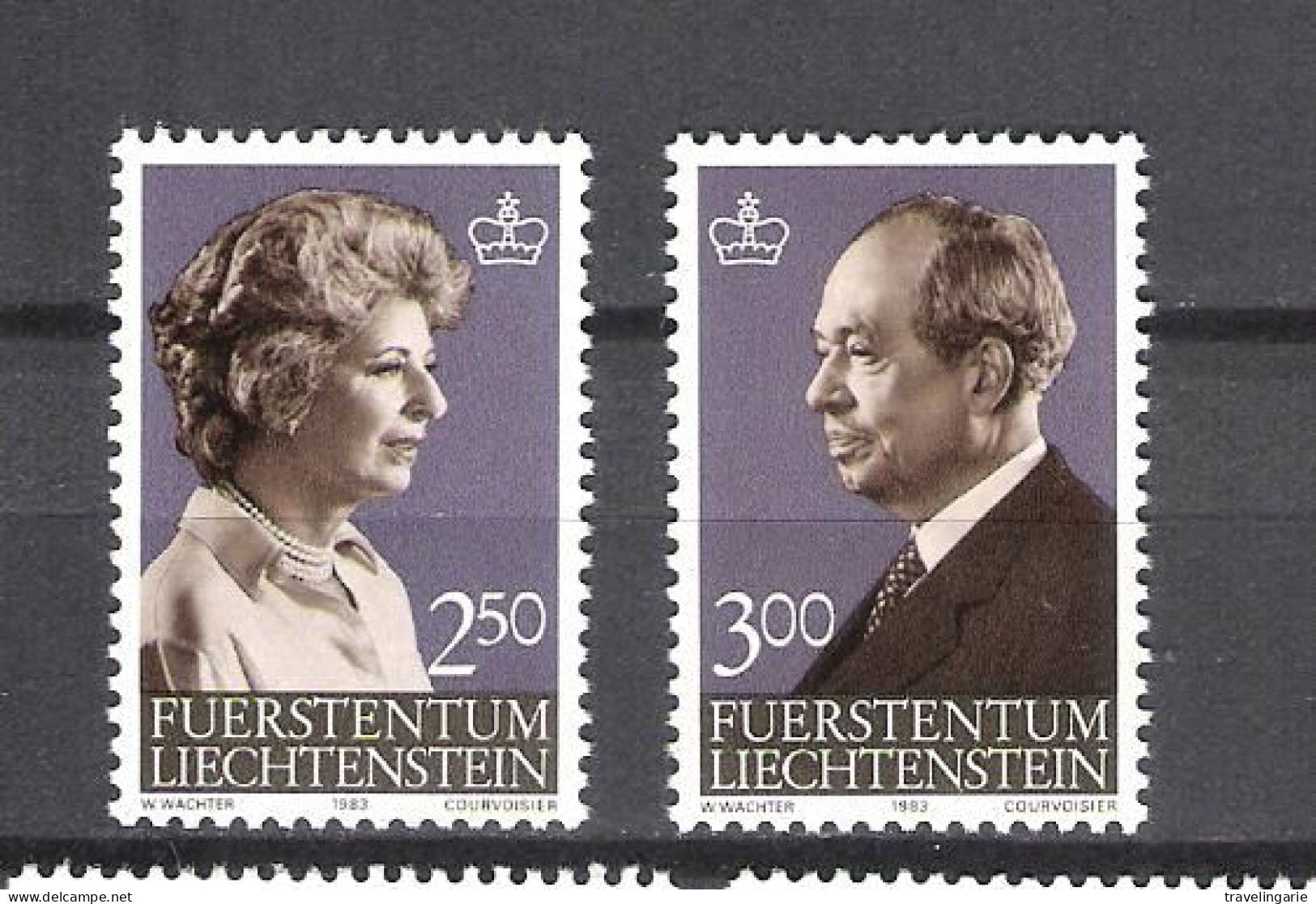 Liechtenstein 1983 Portraits Of Prince And Princess MNH ** - Unused Stamps