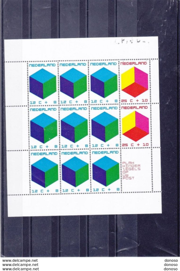 PAYS BAS 1970 ENFANCE Yvert BF 9, Michel Block 9 NEUF** MNH Cote Yv  20 Euros - Blocks & Sheetlets