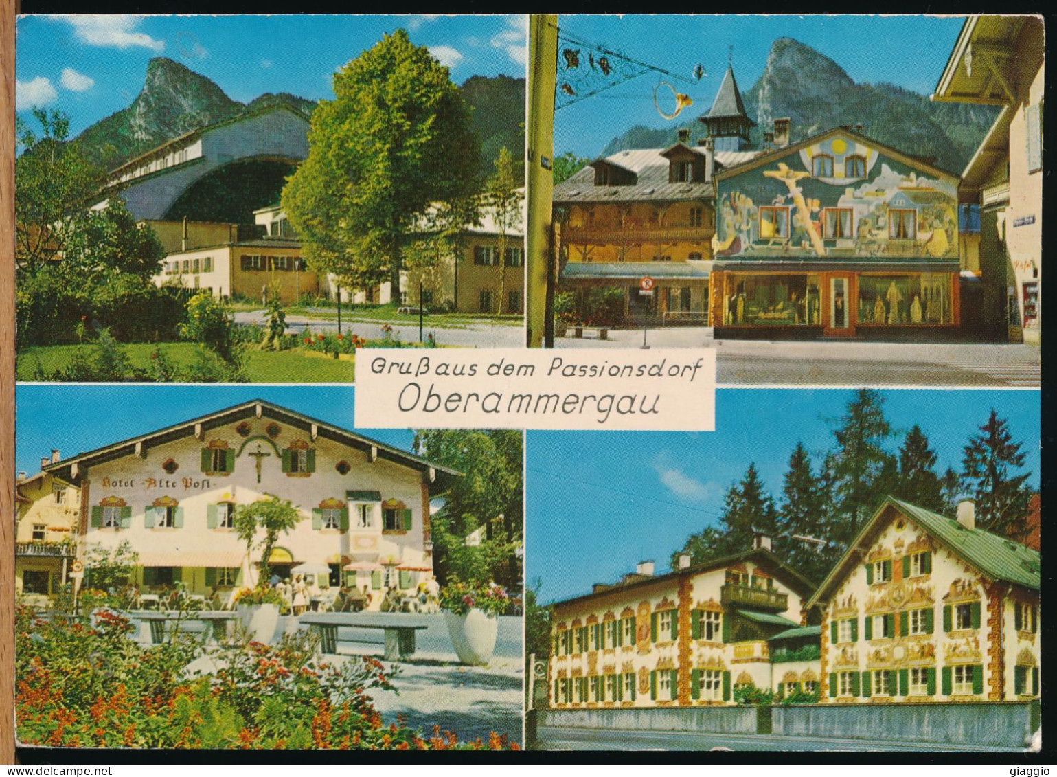 °°° 31072 - GERMANY - GRUSS AUS DEM PASSIONSDORF - OBERAMMERGAU - 1965 With Stamps °°° - Oberammergau