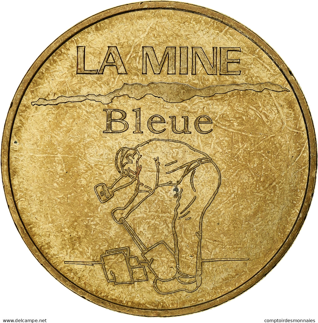 France, Jeton Touristique, La Mine Bleue, 2007, MDP, Or Nordique, SUP - Andere & Zonder Classificatie