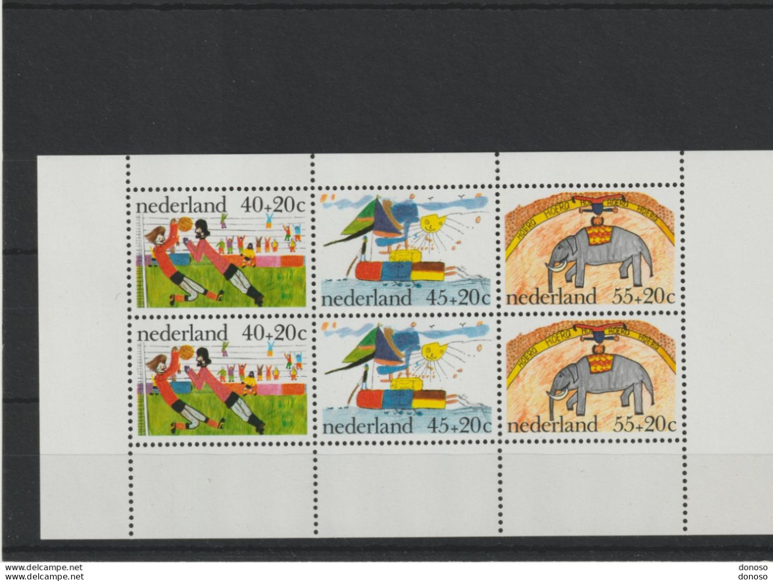 PAYS BAS 1976 Enfance  Yvert BF 15, Michel Block 15 NEUF** MNH Cote 5 Euros - Blocks & Sheetlets