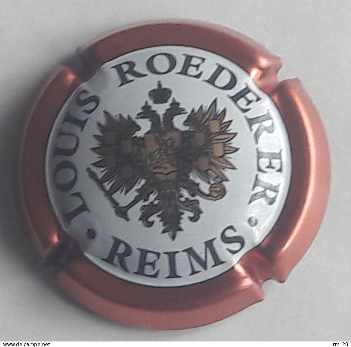 Roederer Louis :capsule N° 94.a (Contour Rosé, Verso Or) TBE - Sonstige & Ohne Zuordnung