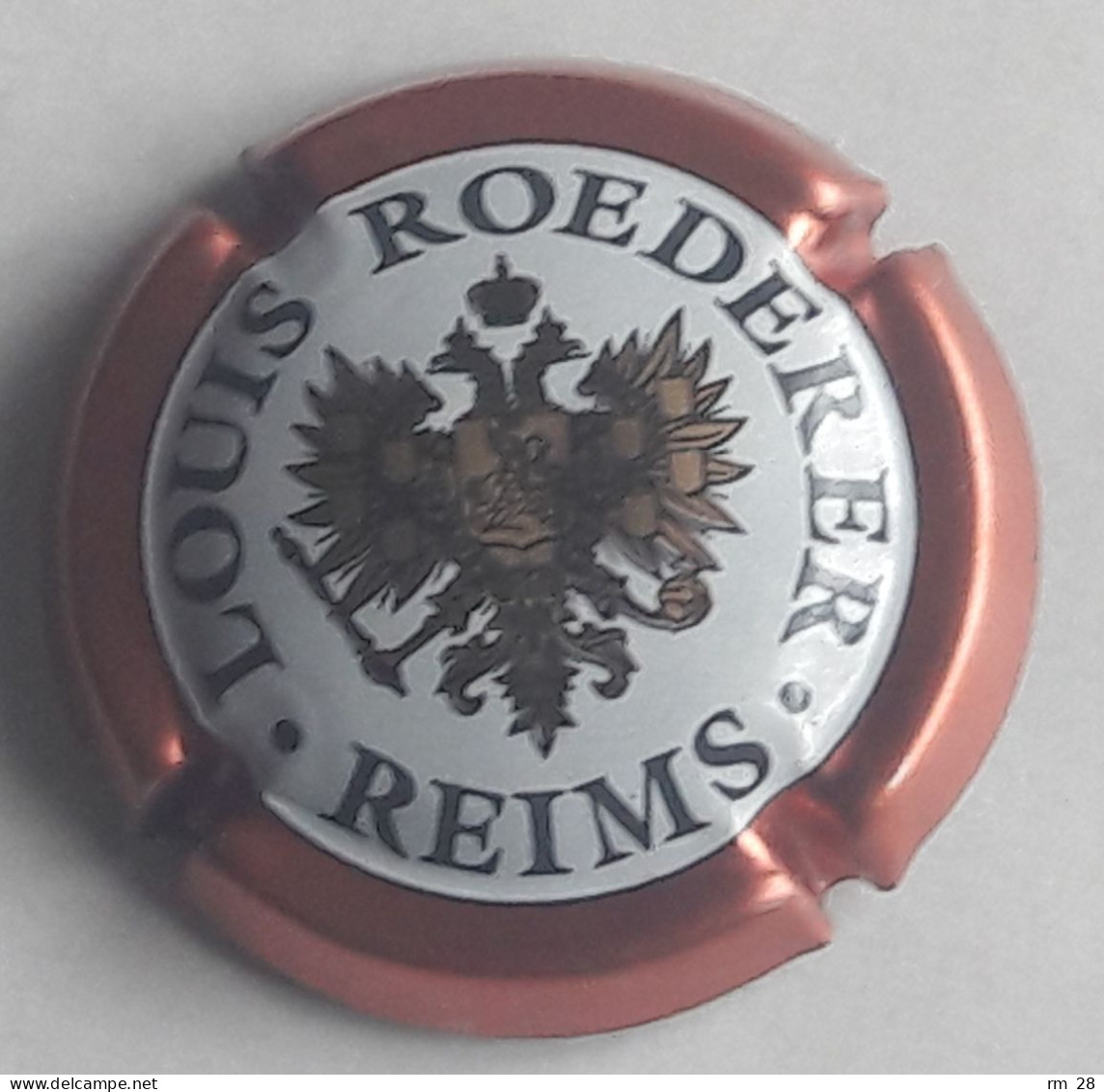 Roederer Louis :capsule N° 94.a (Contour Rosé, Verso Or) TBE - Autres & Non Classés