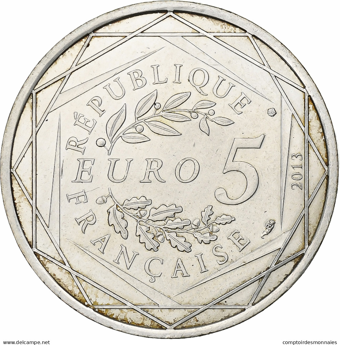 France, 5 Euros, Fraternité, 2013, Argent, SUP+, Gadoury:EU647 - Frankreich