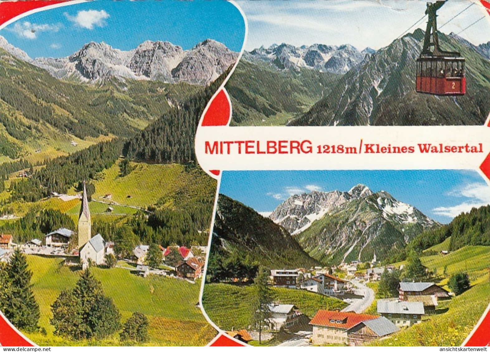 Mittelberg Im Kleinen Walsertal, Vorarlberg, Mehrbildkarte Ngl #G5211 - Other & Unclassified