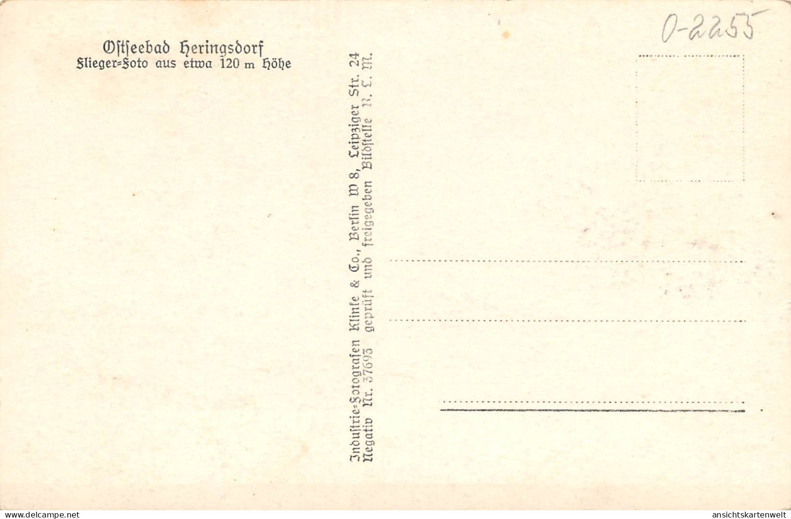 Ostseebad Heringsdorf Fliegeraufnahme Ngl #169.540 - Andere & Zonder Classificatie