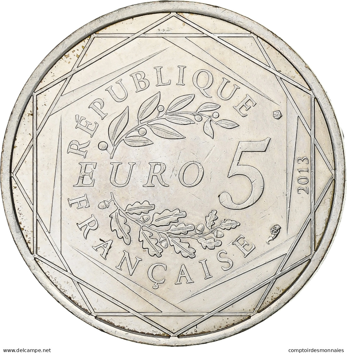 France, 5 Euros, Fraternité, 2013, Argent, SUP+, Gadoury:EU647 - Francia
