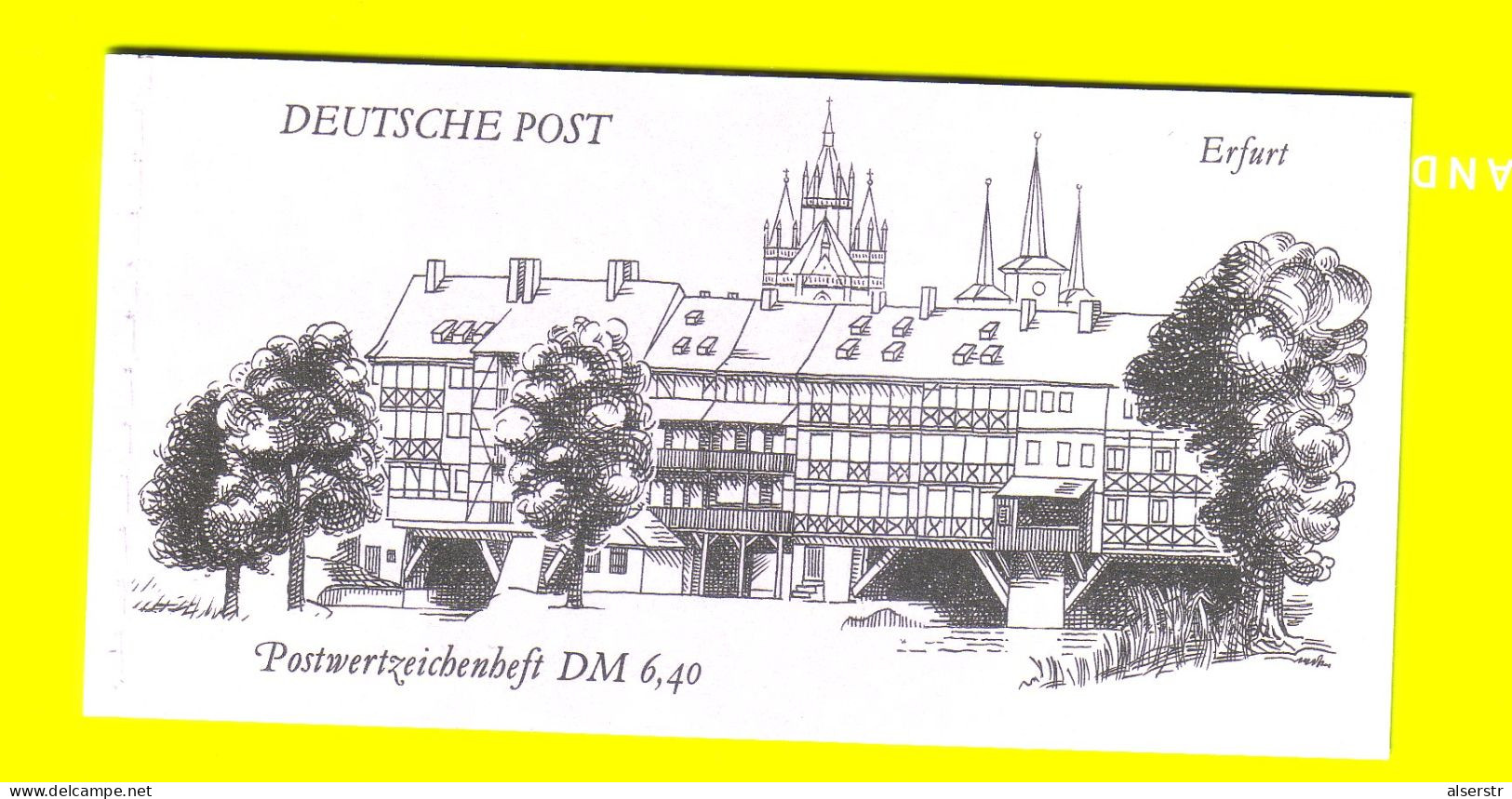 Booklet, Canceled, Erfurt - Carnets