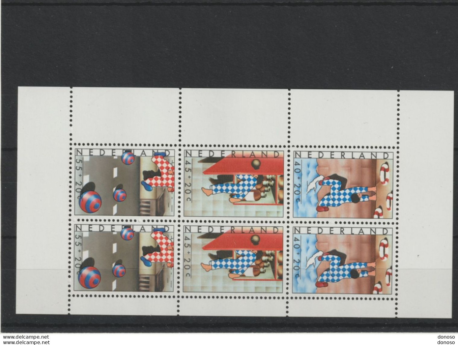 PAYS BAS 1977 Enfance  Yvert BF 17, Michel Block 17 NEUF** MNH Cote 5 Euros - Blocs