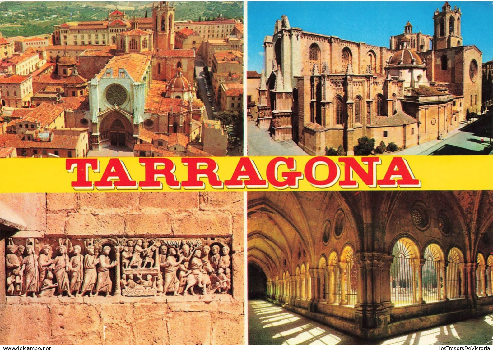 ESPAGNE - Tarragona - Diversos Aspectos De La Catedral - Carte Postale - Tarragona