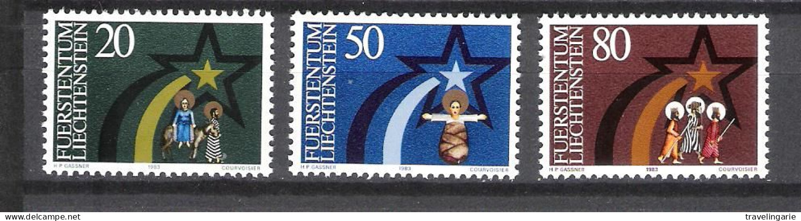 Liechtenstein 1983 Christmas ** MNH - Unused Stamps