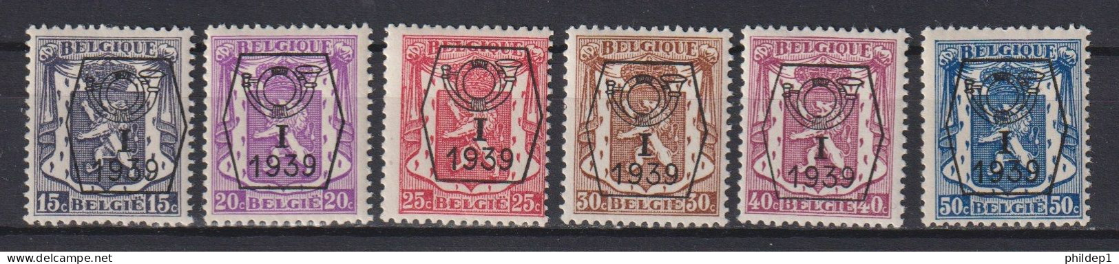 Belgique: COB N° PRE405/10 (série 13) **, MNH, Neuf(s). TTB !!! Voir Le(s) Scan(s) !!! - Sobreimpresos 1936-51 (Sello Pequeno)