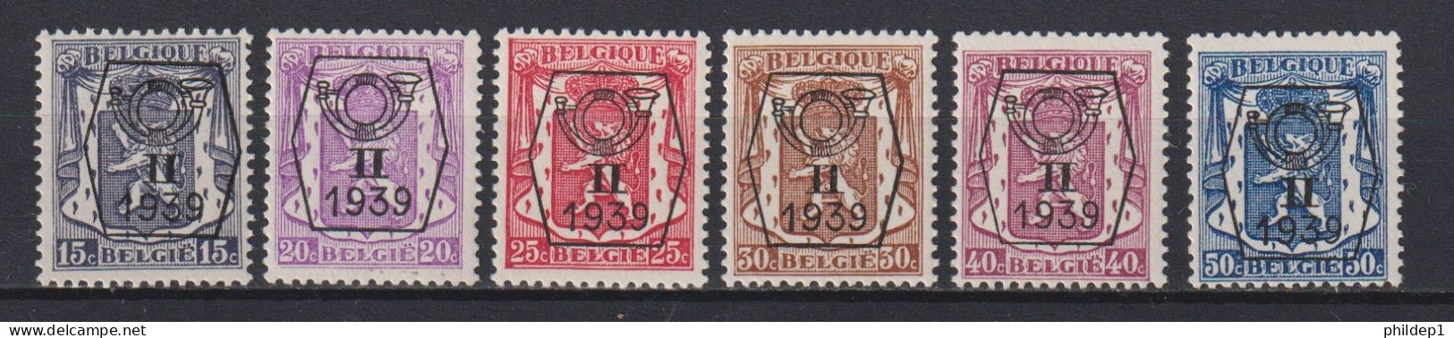 Belgique: COB N° PRE411/16 (série 14) **, MNH, Neuf(s). TTB !!! Voir Le(s) Scan(s) !!! - Sobreimpresos 1936-51 (Sello Pequeno)