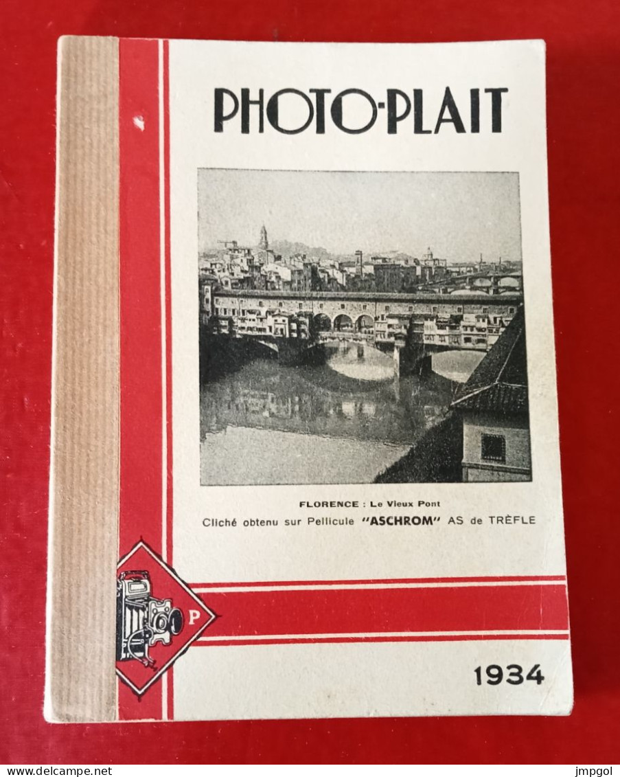 Catalogue Photo Plait 1934 Appareils Photo Zeiss Kodak Leitz Projecteurs Accessoires Divers - Photographie