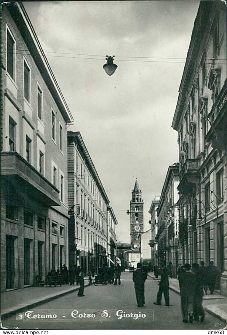 TERAMO - CORSO SAN GIORGIO - EDIZIONE SPLENDORE - SPEDITA 1953 (20726) - Teramo